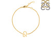 Leo Zodiac Plain Silver Jewelry Set PS-RDR-3093/RDE-1501/RDB-186/RDC-24.