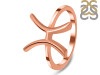 Pisces Zodiac Plain Silver Jewelry Set PS-RDR-3089/RDE-1495/RDB-181/RDC-19.