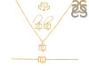 Virgo Zodiac Plain Silver Jewelry Set PS-RDR-3094/RDE-1502/RDB-187/RDC-25.