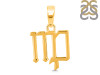 Virgo Zodiac Plain Silver Jewelry Set PS-RDR-3094/RDE-1502/RDB-187/RDC-25.