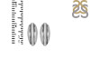Plain Silver Stud Earring  PS-RDE-580.