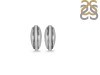Plain Silver Stud Earring  PS-RDE-580.