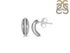 Plain Silver Stud Earring  PS-RDE-580.