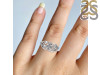 Plain Silver Flower Ring PS-RDR-560.