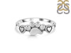 Plain Silver Heart & Paw Ring PS-RDR-598.