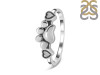 Plain Silver Heart & Paw Ring PS-RDR-598.