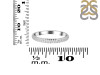 Plain Silver Ring PS-RDR-599.