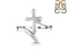 Plain Silver Cross Ring PS-RDR-661.