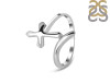 Plain Silver Cross Ring PS-RDR-661.