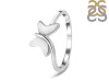 Plain Silver Butterfly Ring PS-RDR-666.