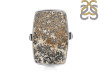 Psilomelane Dendrite Adjustable Ring-ADJ-R PSD-2-103