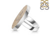 Psilomelane Dendrite Adjustable Ring-ADJ-R PSD-2-106