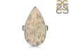 Psilomelane Dendrite Adjustable Ring-ADJ-R PSD-2-107