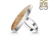 Psilomelane Dendrite Adjustable Ring-ADJ-R PSD-2-112