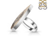 Psilomelane Dendrite Adjustable Ring-ADJ-R PSD-2-113