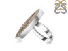 Psilomelane Dendrite Adjustable Ring-ADJ-R PSD-2-114