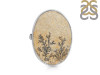 Psilomelane Dendrite Adjustable Ring-ADJ-R PSD-2-119