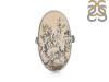 Psilomelane Dendrite Adjustable Ring-ADJ-R PSD-2-85