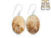 Psilomelane Dendrite Earring-E PSD-3-10