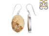 Psilomelane Dendrite Earring-E PSD-3-10