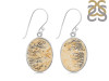 Psilomelane Dendrite Earring-E PSD-3-17