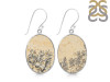 Psilomelane Dendrite Earring-E PSD-3-25
