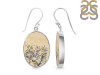 Psilomelane Dendrite Earring-E PSD-3-25