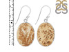Psilomelane Dendrite Earring-E PSD-3-29