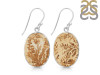 Psilomelane Dendrite Earring-E PSD-3-29