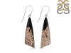 Petrified Wood Earring-E PTF-3-25