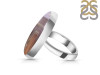 Red Botswana Agate Adjustable Ring-ADJ-R RBA-2-11