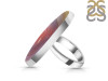 Red Botswana Agate Adjustable Ring-ADJ-R RBA-2-18