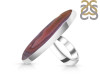 Red Botswana Agate Adjustable Ring-ADJ-R RBA-2-20