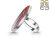 Red Botswana Agate Adjustable Ring-ADJ-R RBA-2-4