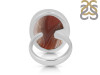 Red Botswana Agate Adjustable Ring-ADJ-R RBA-2-4