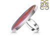 Red Botswana Agate Adjustable Ring-ADJ-R RBA-2-58