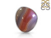 Red Botswana Agate Adjustable Ring-ADJ-R RBA-2-7