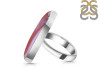 Red Botswana Agate Adjustable Ring-ADJ-R RBA-2-9