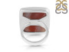 Red Botswana Agate Adjustable Ring-ADJ-R RBA-2-9