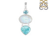 Moonstone Pendant-2SP RBM-1-183