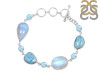 Moonstone/Larimar/Blue-Topaz Bracelet-BSL RBM-11-16
