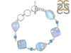 Moonstone/Blue Topaz Bracelet-BSL RBM-11-54