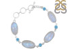 Moonstone/Blue Topaz Bracelet-BSL RBM-11-57