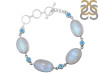 Moonstone/Blue Topaz Bracelet-BSL RBM-11-60