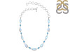 Moonstone/Blue-Topaz Necklace-NJ RBM-12-37