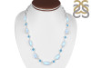 Moonstone/Blue-Topaz Necklace-NJ RBM-12-37