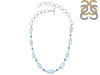 Moonstone/Blue-Topaz Necklace-NJ RBM-12-39