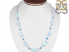 Moonstone/Blue-Topaz Necklace-NJ RBM-12-39