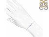 Moonstone & White Topaz Bracelet With Adjustable Camera Lock RBM-RDB-146.