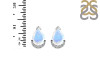 Moonstone & White Topaz Stud Earring RBM-RDE-1262.